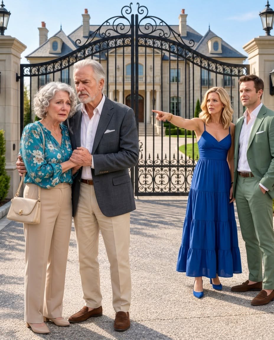 My daughter-in-law blocked my wife at the mansion gate and sneered, “Everyone agrees you shouldn’t be here.”